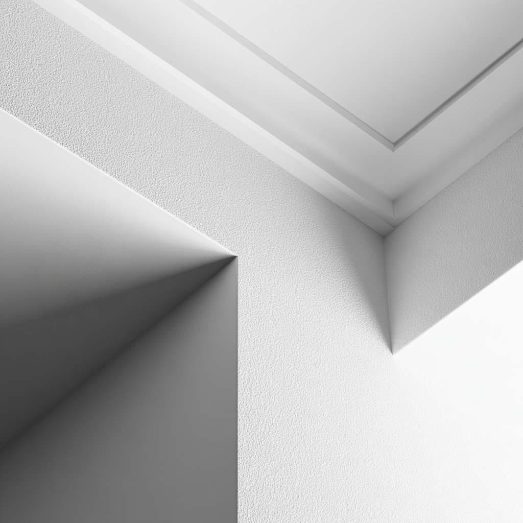 Perfect Level 5 finished plasterboard wall